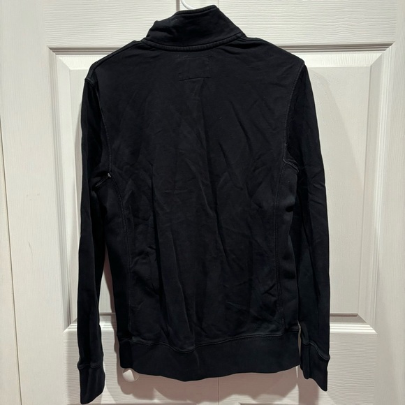 AMERICAN EAGLE Men’s Vintage Classic Fit Long Sleeve Quarter Zip Sweater -navy S - Picture 5 of 5